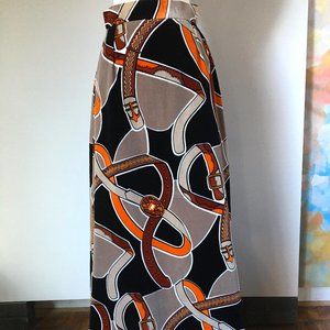 Vintage Velvet maxi skirt, PORRO-Tokyo-Ginza